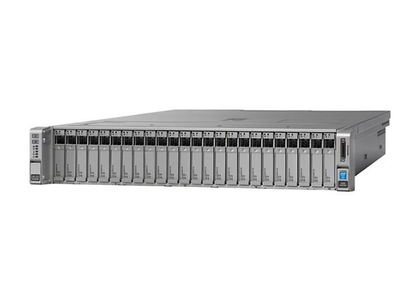 Cisco UCS SmartPlay Select C240 M4 Advanced 1 - rack-mountable - Xeon E5-2680v3 2.5 GHz - 256 GB - 0 GB