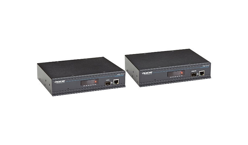 Black Box ServSwitch Agility IP-Based KVM Extender Single-Head - Kit - video/audio/USB extender - 10Mb LAN, 100Mb LAN,