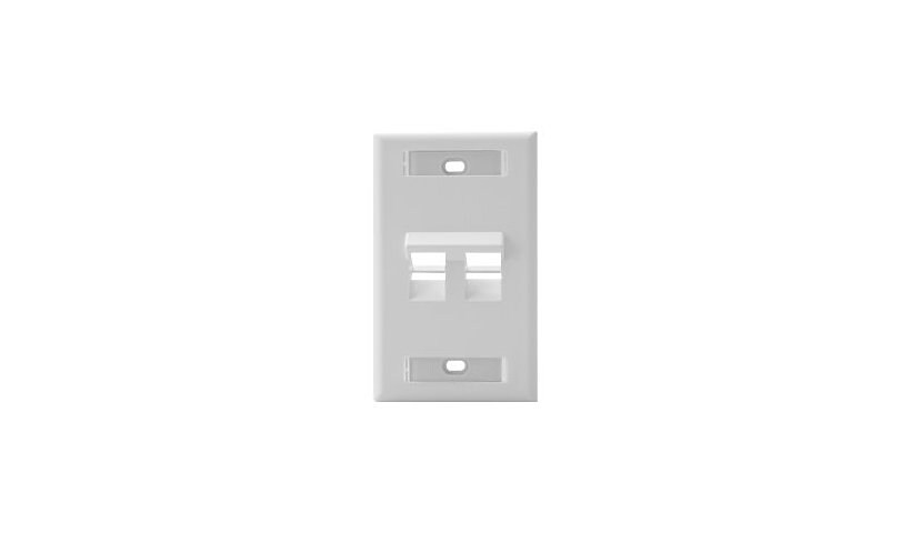 Leviton QuickPort mounting plate