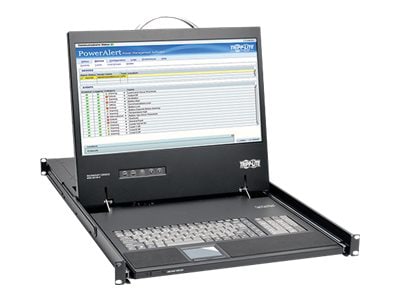 Tripp Lite Rack Console KVM w/ 19" LCD, DVI or VGA Adapter 1U - KVM console - 19" - TAA Compliant