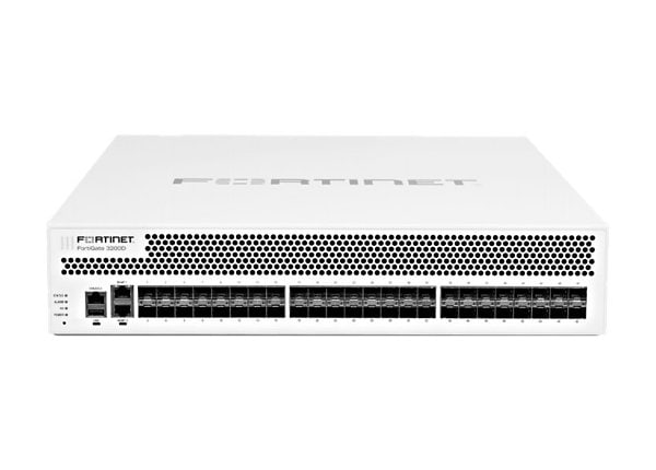 Fortinet FortiGate 3200D - security appliance - with 3 years FortiCare 24X7 Comprehensive Support + 3 years FortiGuard