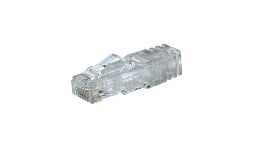 Panduit UTP Modular Plug - network connector - clear