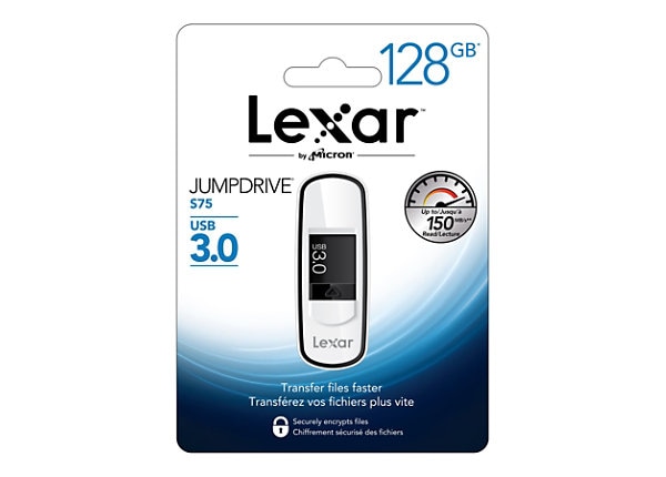 Lexar JumpDrive S75 - USB flash drive - 128 GB