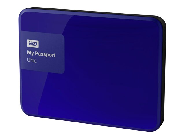 WD My Passport Ultra WDBGPU0010BBL - hard drive - 1 TB - USB 3.0