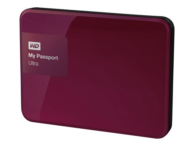 WD My Passport Ultra WDBGPU0010BBY - hard drive - 1 TB - USB 3.0