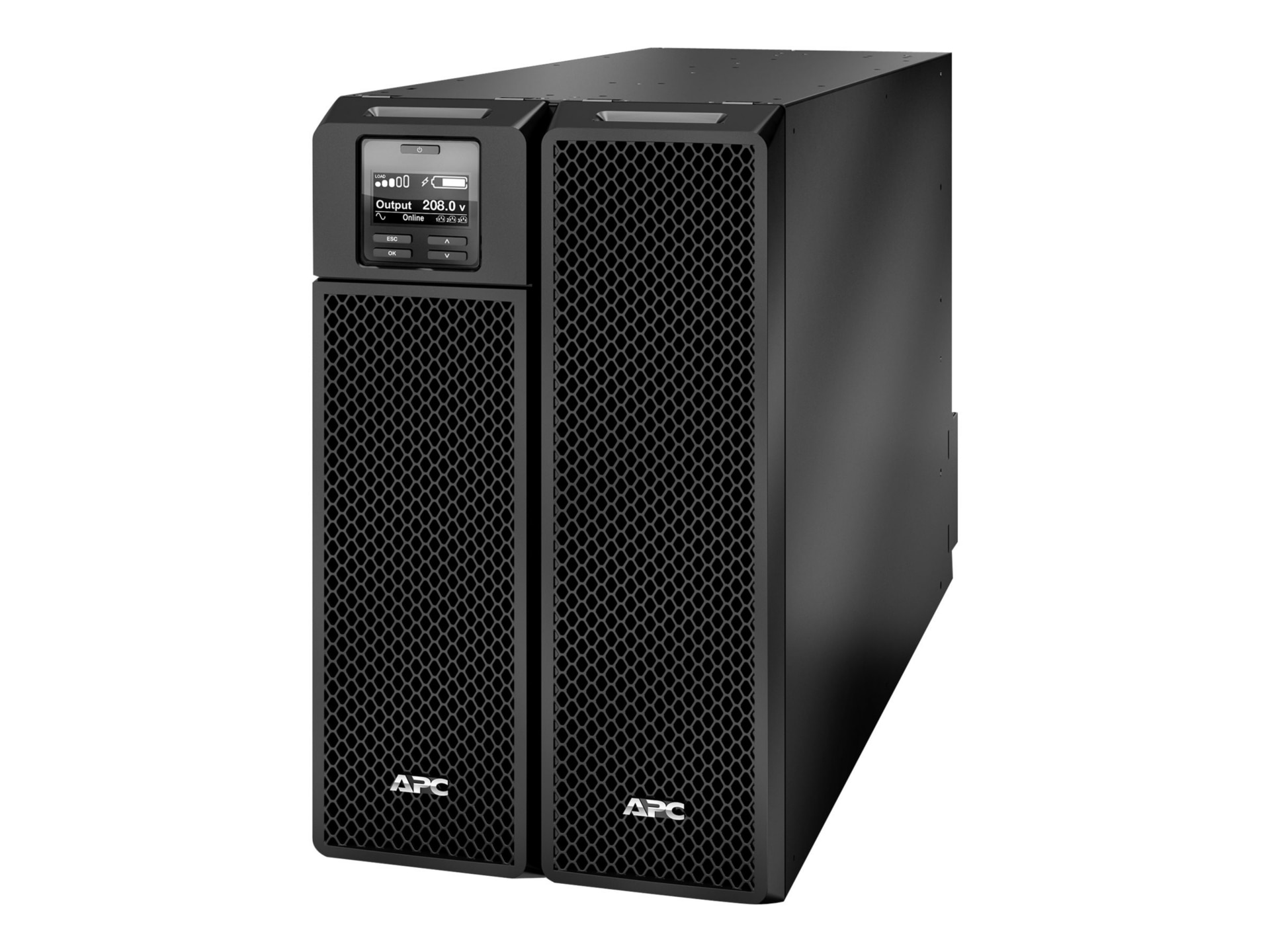 APC Smart-UPS On-Line, 8kVA/8kW, Tower, 208V, 4x L6-20R+2x L6-30R NEMA outl