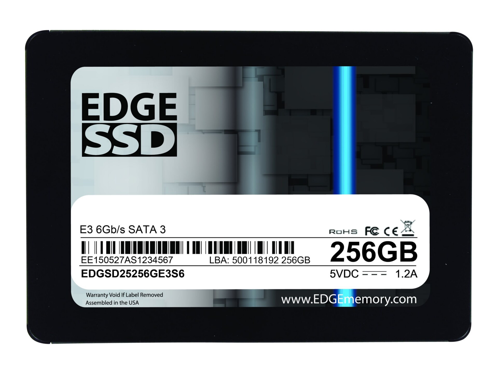 EDGE E3 - solid state drive - 256 GB - SATA 6Gb/s