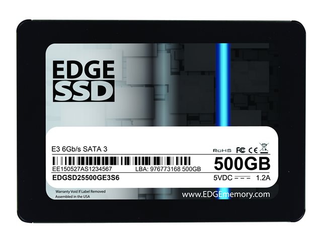EDGE E3 - solid state drive - 500 GB - SATA 6Gb/s