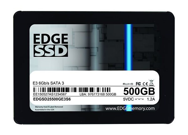 EDGE E3 - solid state drive - 500 GB - SATA 6Gb/s