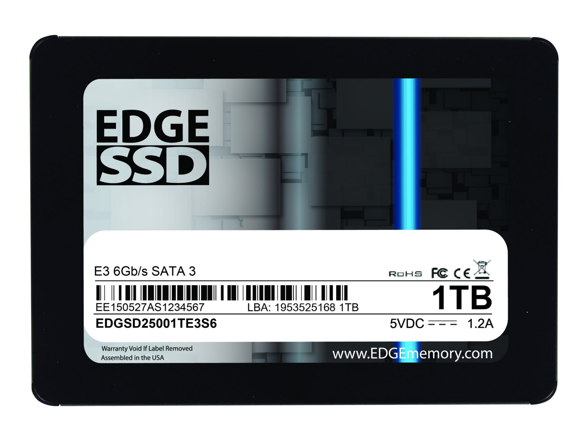 EDGE E3 - solid state drive - 1 TB - SATA 6Gb/s