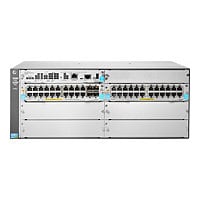 HPE Aruba 5406R 44GT PoE+ / 4SFP+ (No PSU) v3 zl2 - switch - 44 ports - managed - rack-mountable