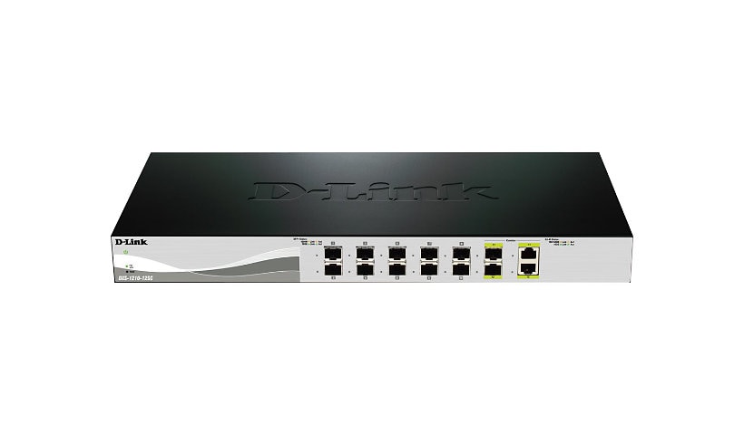 D-Link Web Smart DXS-1210-12SC - switch - 12 ports - managed - rack-mountable