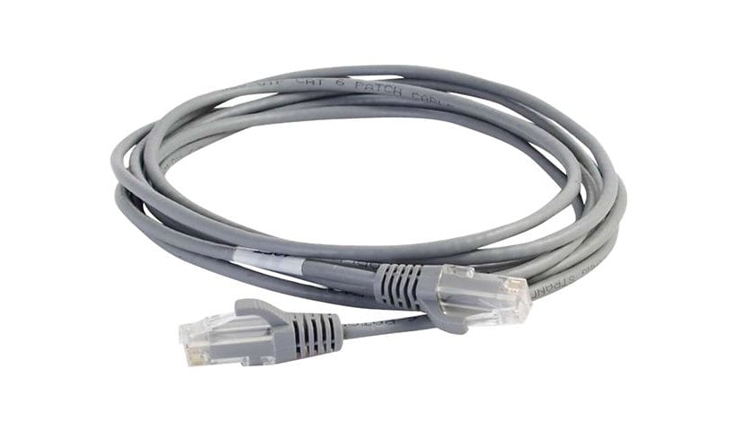 C2G 2ft Cat6 Slim Snagless Unshielded (UTP) Ethernet Cable - Gray