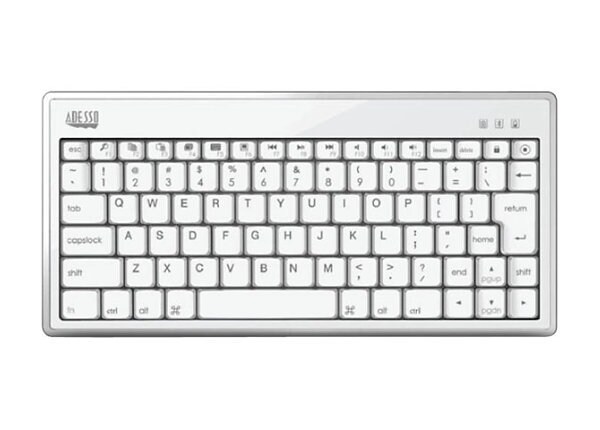 Adesso Mini WKB-1010BW - keyboard - US