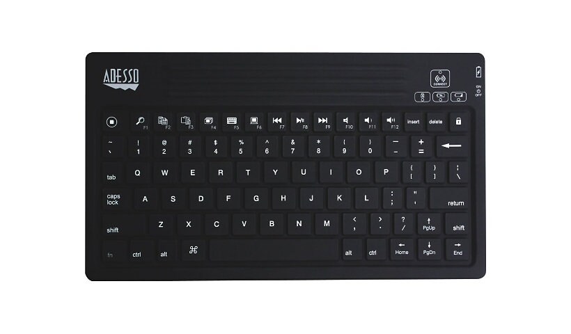 Adesso Bluetooth Mini Keyboard 2000 WKB-2000BA - keyboard - US