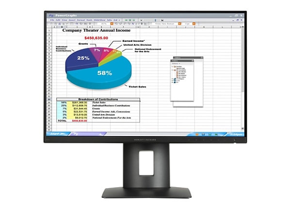 HP Z24n - LED monitor - 24" - Smart Buy