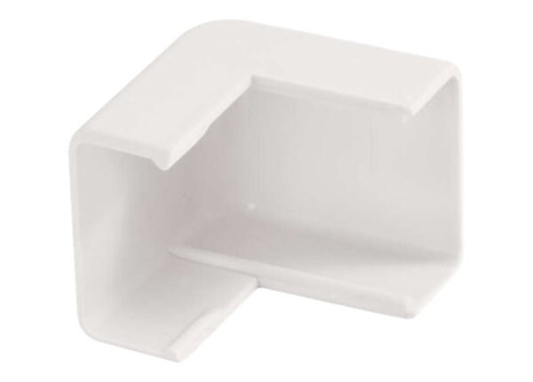 C2G Wiremold Uniduct 2700 External Elbow - White - cable raceway outside corner