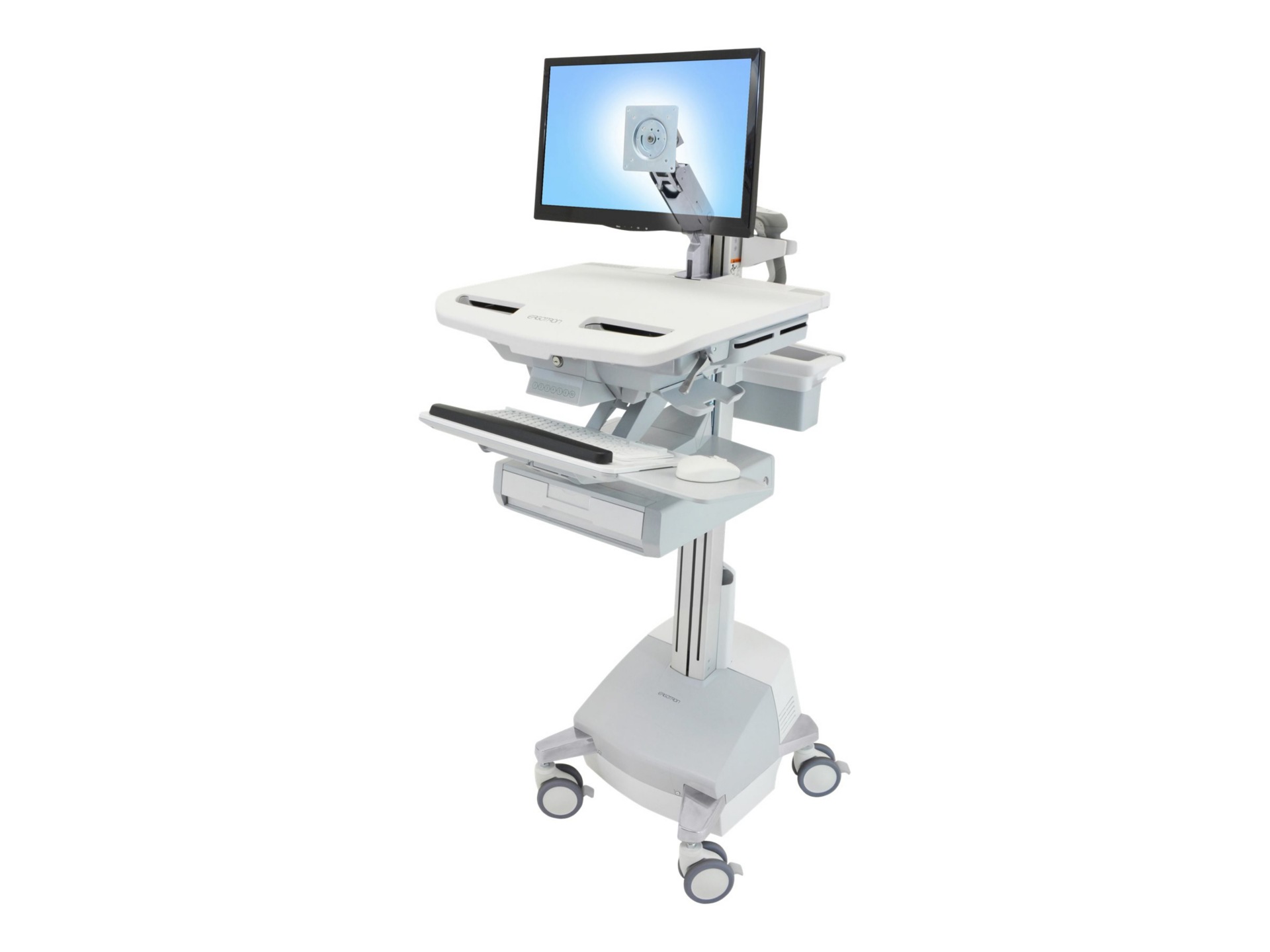 Ergotron StyleView cart - open architecture - for LCD display / keyboard /