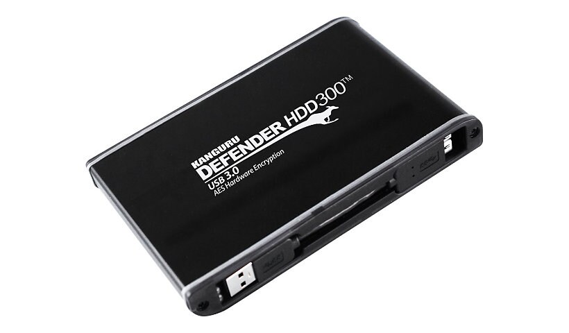 Kanguru Defender HDD300 FIPS Hardware Encrypted - hard drive - 2 TB - USB 3