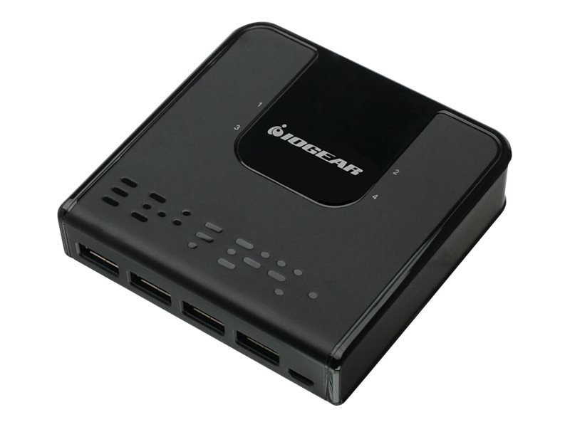 USB 3.0 4 Port Sharing Switch, USB-A, black