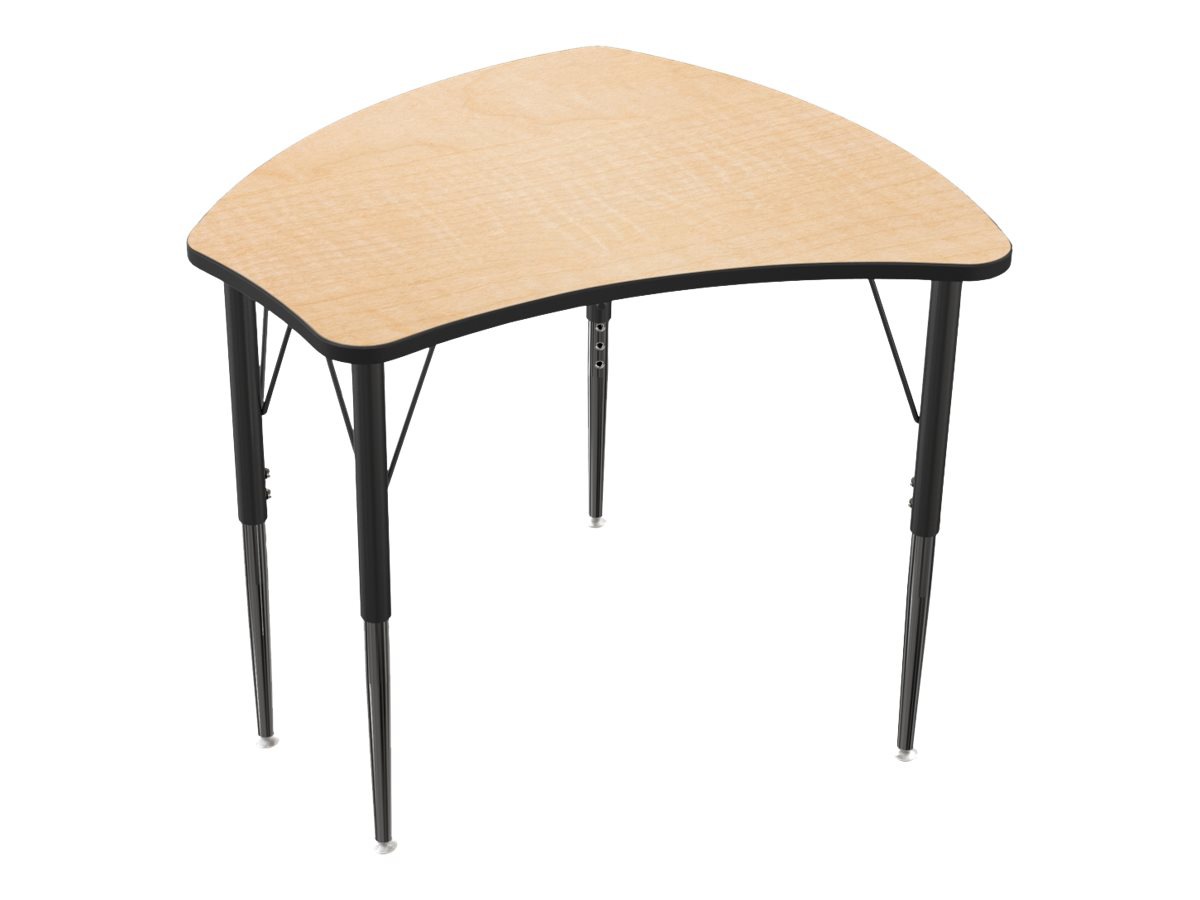 BALT Economy Shapes - table - fusion maple, black border