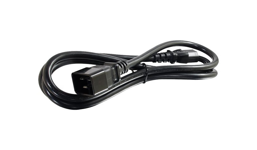 C2G 6ft 14WG 250 Volt Power Cord (IEC320 C20 to IEC320 C13) - power cable -