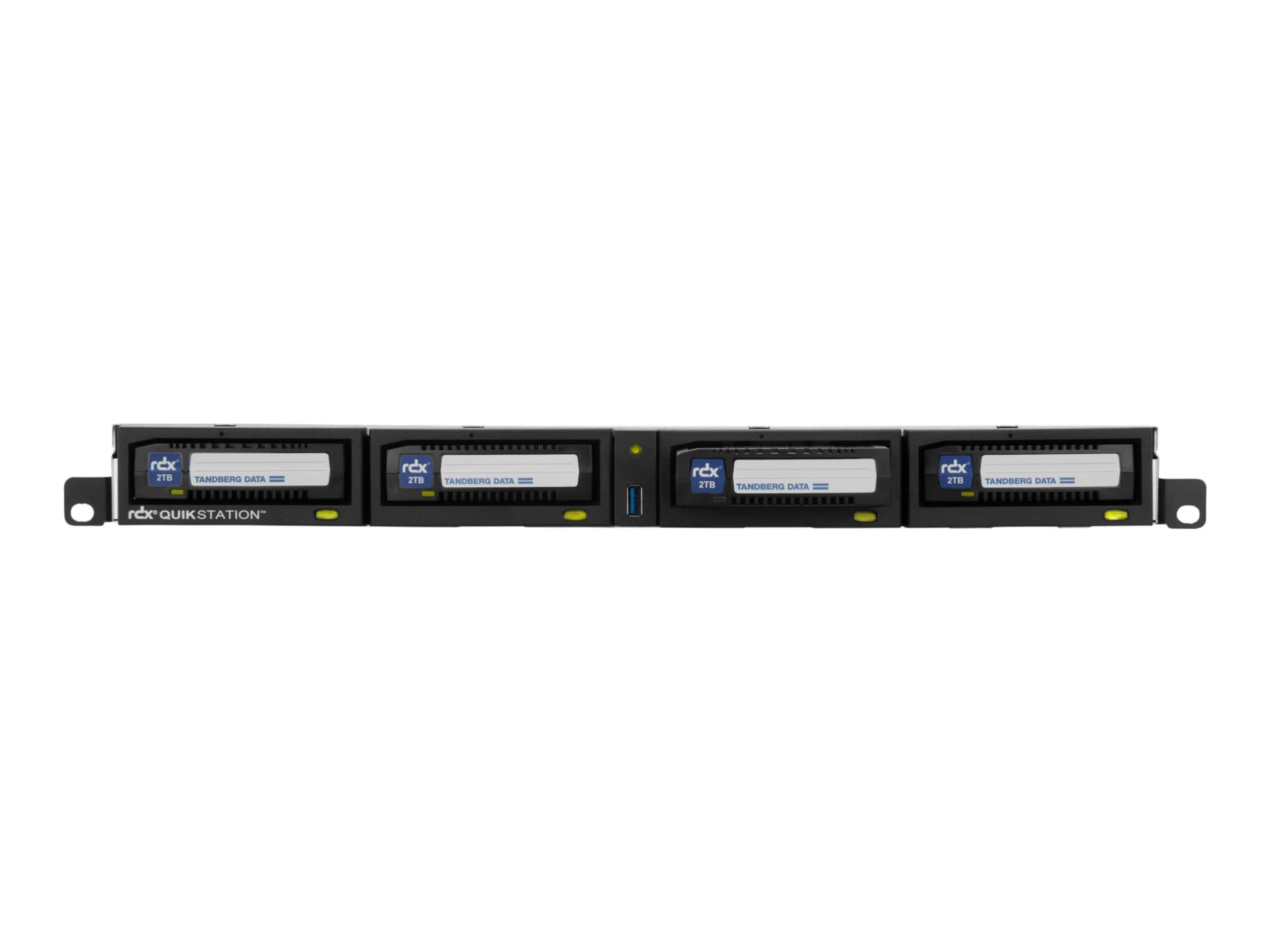 Overland-Tandberg RDX QuikStation 4 - RDX library - Gigabit Ethernet - rack