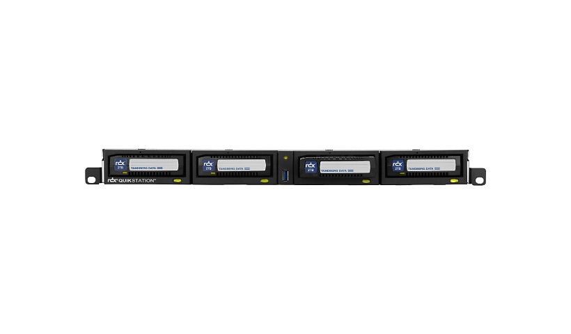 Overland-Tandberg RDX QuikStation 4 - RDX library - Gigabit Ethernet - rack-mountable