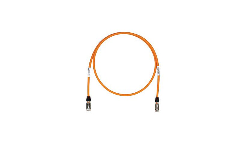 Panduit TX6A 10Gig patch cable - 5 ft - orange