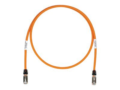 Panduit TX6A 10Gig patch cable - 7 ft - orange