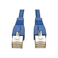 Eaton Tripp Lite Series Cat6a 10G Snagless Shielded STP Ethernet Cable (RJ45 M/M), PoE, Blue, 14 ft. (4.27 m) - patch