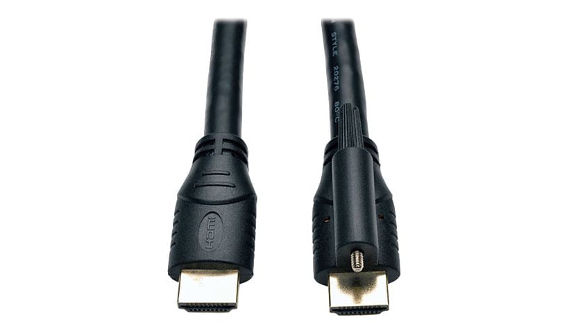Tripp Lite High Speed HDMI Cable Ethernet Locking Ultra HD 4K x 2K M/M 10ft