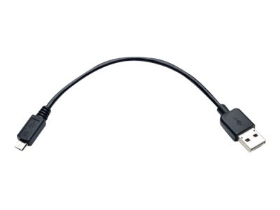 Tripp Lite USB 2.0 OTG Cable 2-in-1 Connector A + Micro USB B to Micro-B 7"