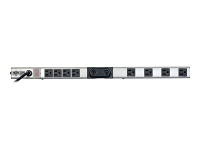 Tripp Lite Foldable Power Strip 1 Pivot 5-15R 8 Outlet 15' Cord 24" Length - power strip - 1500 Watt