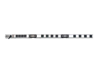 Tripp Lite Foldable Power Strip 2 Pivot 5-15R 12 Outlet 15' Cord 36" Length - power strip - 1500 Watt