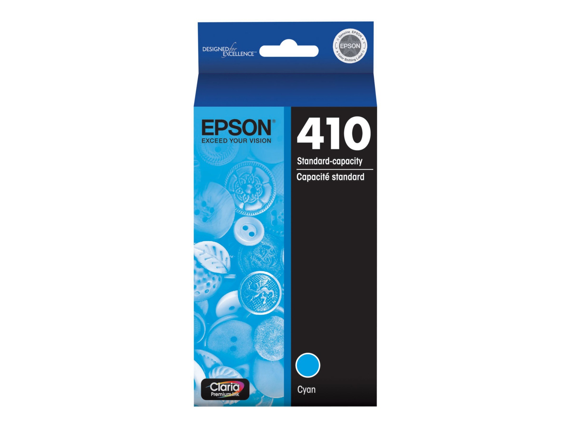 Epson T410 - cyan - original - ink cartridge