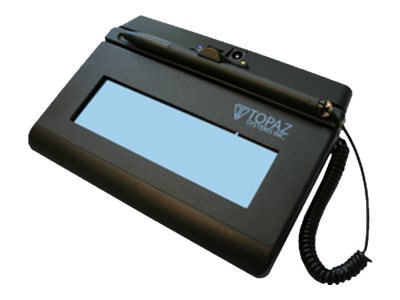 Topaz SigLite LCD BT 1x5 T-LBK460-BT2-R - terminal de signature - Bluetooth