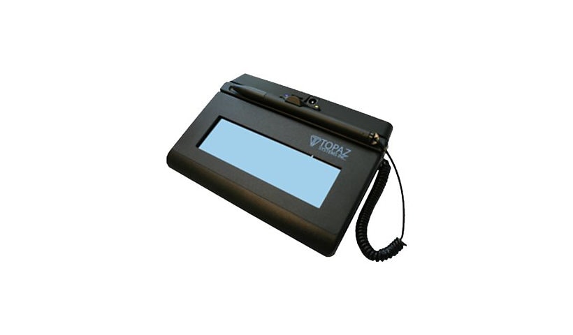 Topaz SigLite LCD BT 1x5 T-LBK460-BT2-R - terminal de signature - Bluetooth