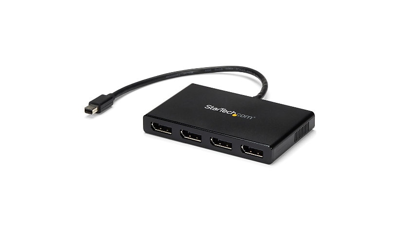 StarTech.com 4-Port Multi Monitor Adapter, Mini DP to DP MST Hub - 4x 1080p