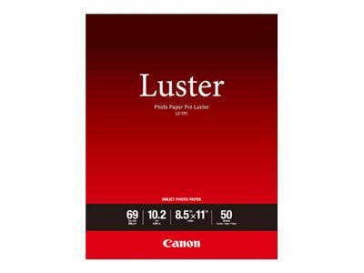 Canon Photo Paper Pro Luster LU-101 - photo paper - luster - 50 sheet(s) - Letter - 260 g/m²