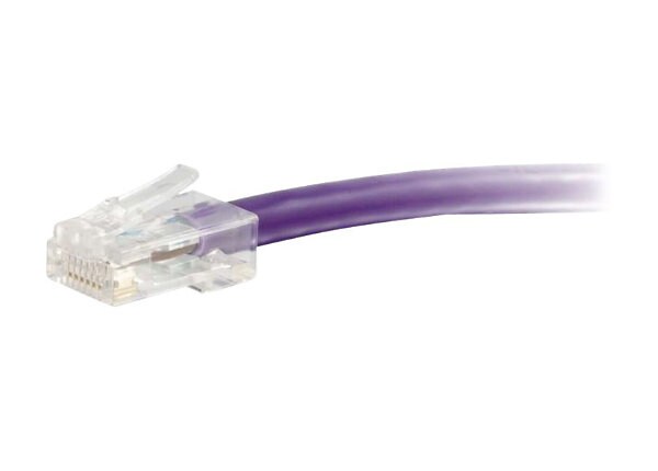 C2G Cat5e Non-Booted Unshielded (UTP) Network Patch Cable - patch cable - 3.05 m - purple
