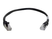 C2G 6in Cat6 Snagless Shielded (STP) Ethernet Network Patch Cable - Black - patch cable - 15.2 cm - black