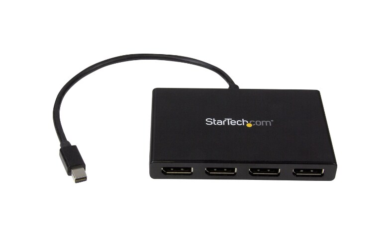 StarTech 4 Port Multi Monitor Adapter Mini DisplayPort 1.2 to DP MST Hub 4x 1080p Video Splitter for Extended