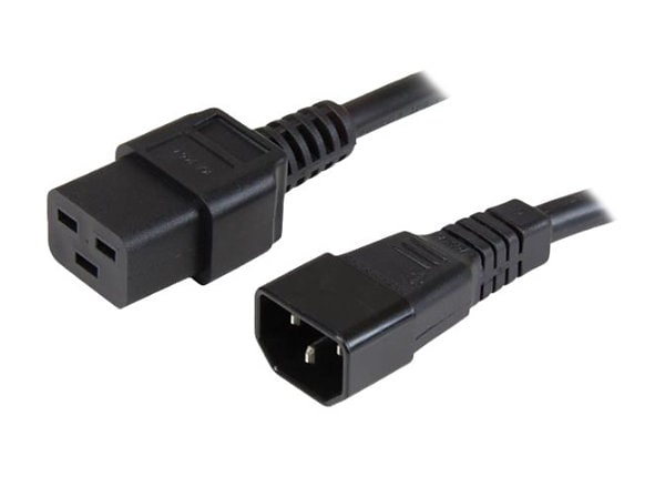 StarTech.com 3 ft Heavy Duty 14 AWG Computer Power Cord - C14 to C19