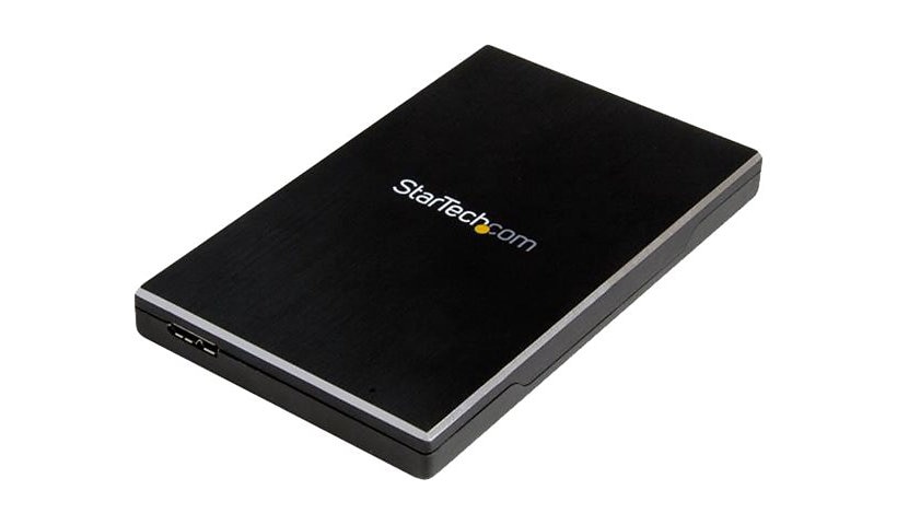 StarTech.com 2.5" External Hard Drive Enclosure - Supports UASP - Aluminum - USB 3.1 Enclosure - SSD/HDD Enclosure