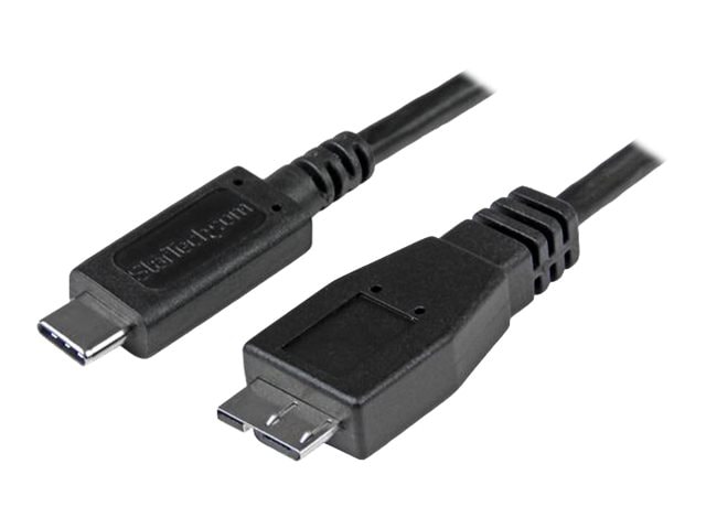 StarTech.com USB C to Micro USB Cable - 3 ft / 1m - USB 3.1 Cable - 10Gbps - Micro USB Cord - USB Type C to Micro USB