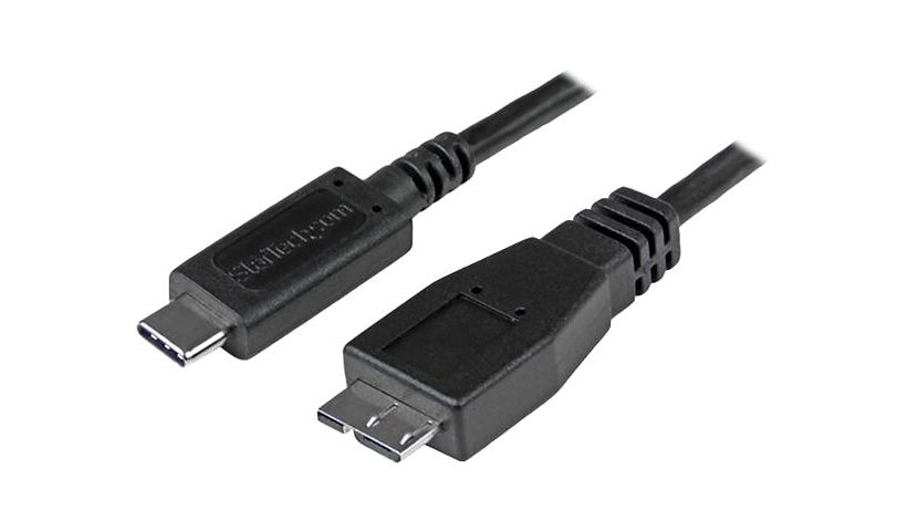 StarTech.com USB C to Micro USB Cable - 3 ft / 1m - USB 3.1 Cable - 10Gbps - Micro USB Cord - USB Type C to Micro USB