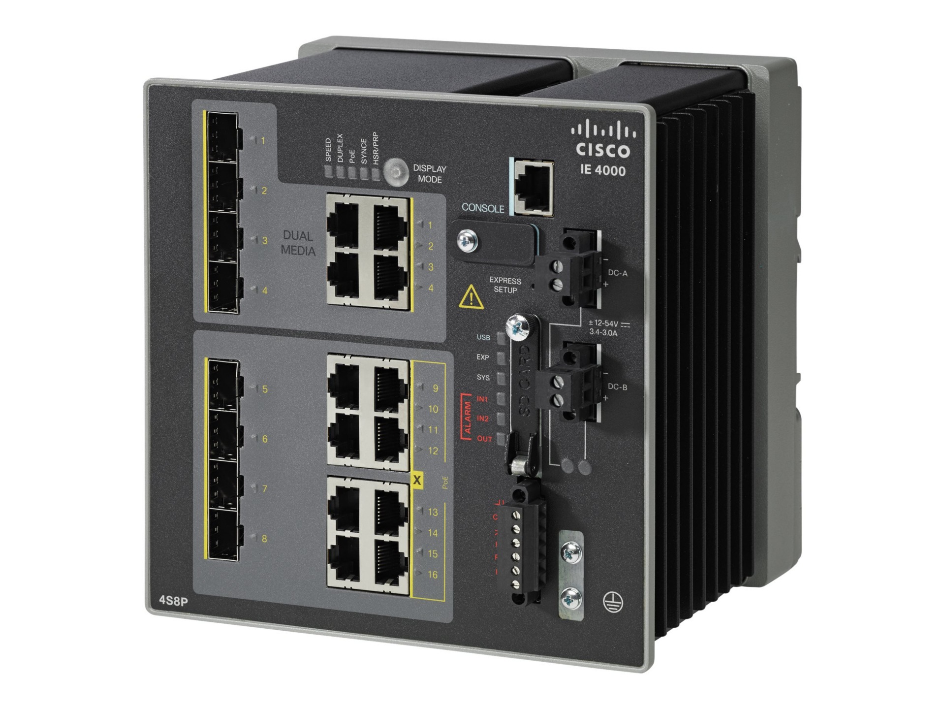 Cisco Industrial Ethernet 4000 Series - switch - 16 ports - managed - TAA Compliant