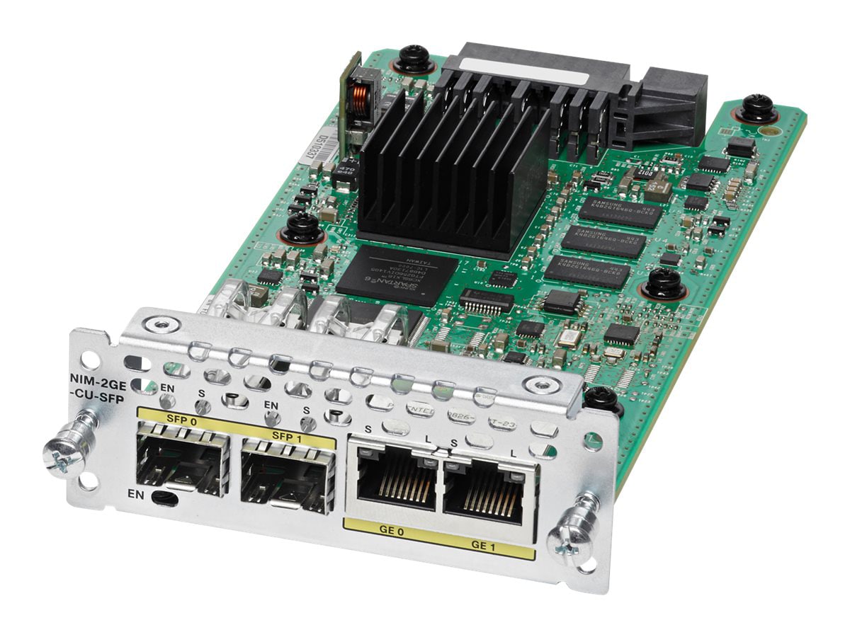 Cisco WAN Network Interface Module - expansion module - combo Gigabit SFP x 2
