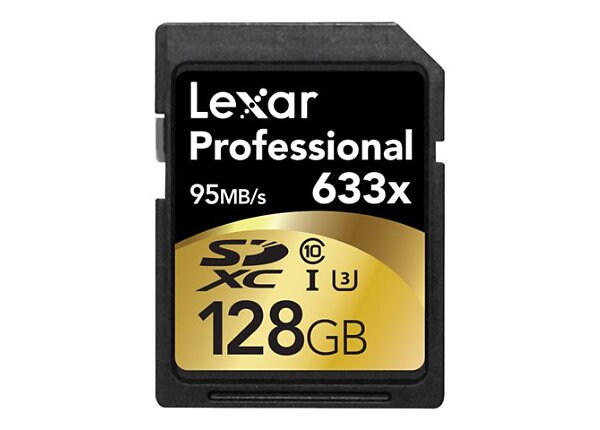 Lexar Professional - flash memory card - 128 GB - SDXC UHS-I